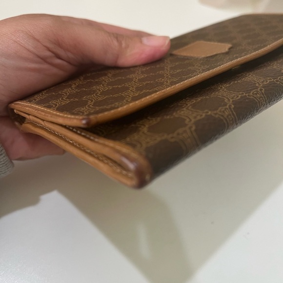 CELINE VINTAGE BIFOLD MACADAM WALLET - Picture 7 of 13